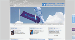 Desktop Screenshot of herzogsaegmuehle.de
